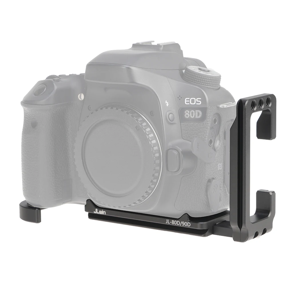 FOTGA L Form Für Canon 70D 80D 90D Kamera Halterung Platte Grundplatte Schießen Quick Release QR Vertikale 1/4 Schraube Stabilisator stativ – Detail 9