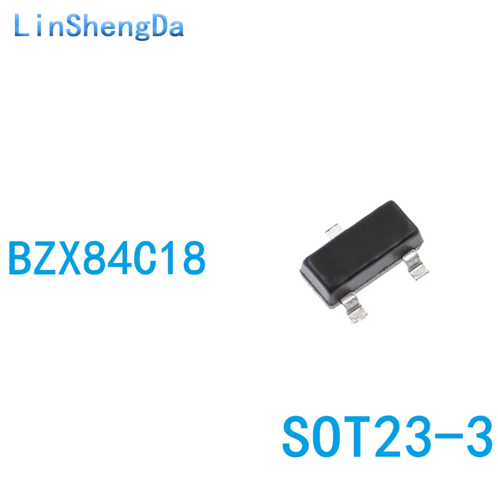 Bzx84C18 Diodo Zener 18V Smd Sot23 Serigrafia Y6 (100 Pezzi)
