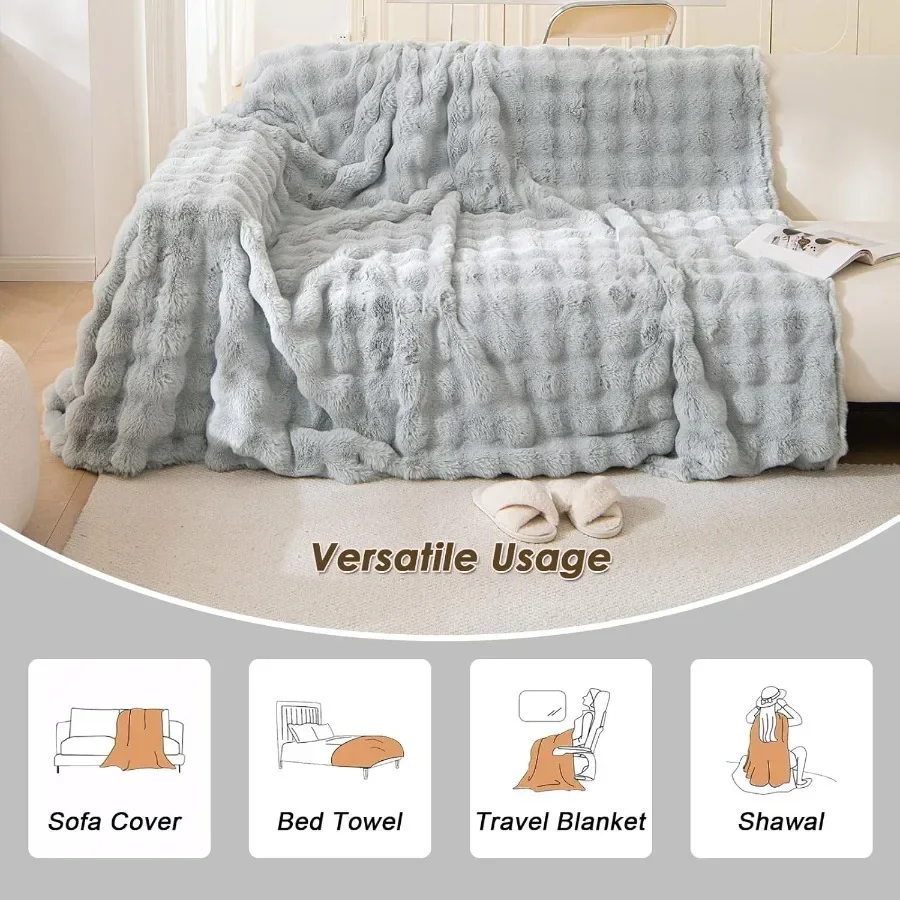 Soft Warm Faux Fur Sofa Cover Thick Shaggy Fuzzy Sectional Couch Cover Plush Furniture Cover Fluffy Sectional Sofa Slipcover fo