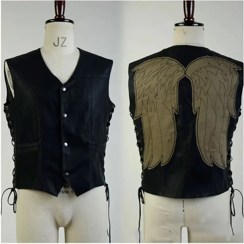 

The Walking Dead Daryl Dixon Vest Angel Wings Jacket Motorcycle Vest Halloween Halloween Carnival Suit