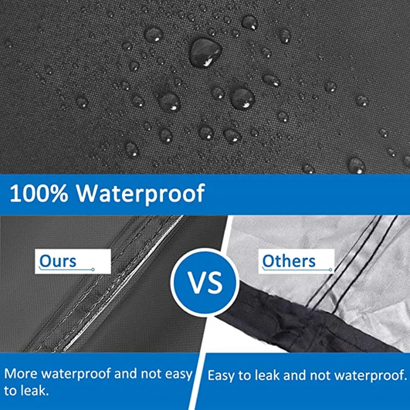 Water Storage Barrel Cover 55 Gallon Drum Cover for Barrel Universal Rain with Waterproof Tape All Weather Protection
