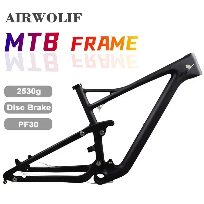 Airwolf T1000 Telaio Mtb In Carbonio Pf30 Telaio Bici In Carbonio 29Er Telaio Mountain Bike 142X12Mm Freno A Disco In Carbonio Telaio Bici