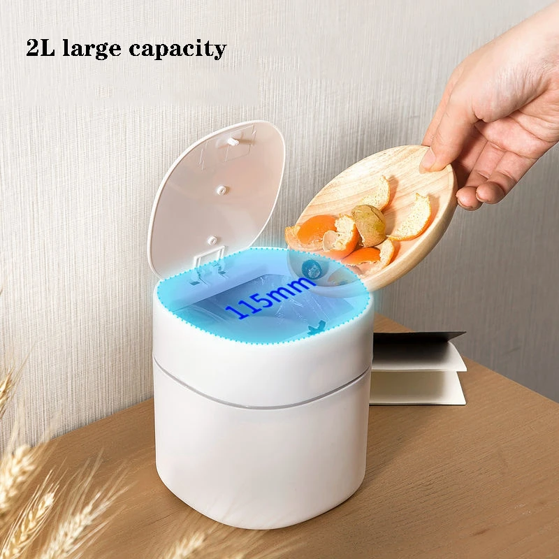 Mini Desktop Waste Bins Garbage Basket Home Table Plastic Trash Can Office Supplies Dustbins Sundries Barrel Box trash can,desktop trash can