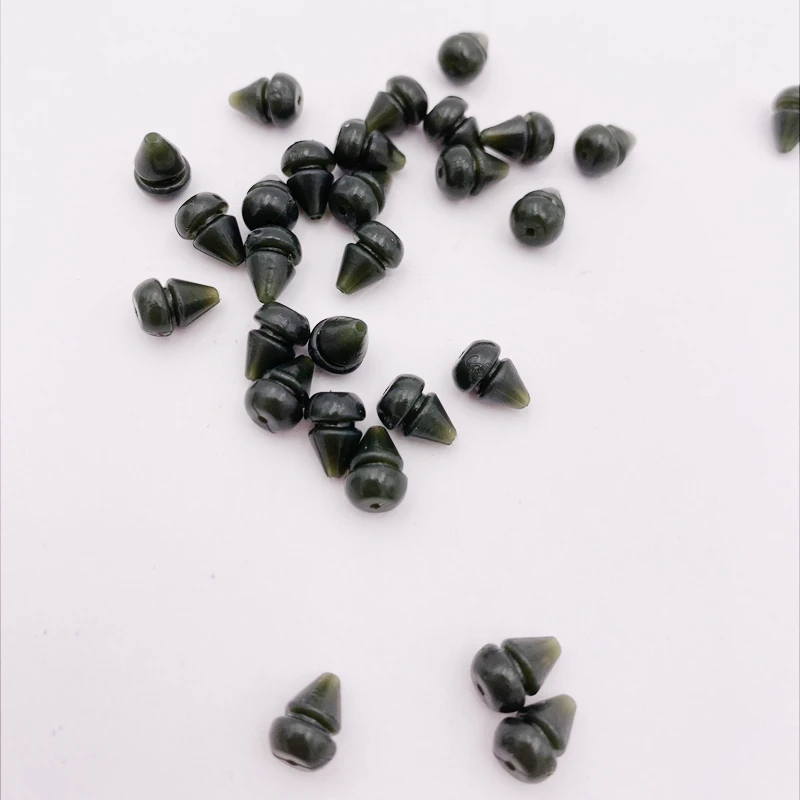 30PCS Carp Fishing Beads Heli Chod Beads for Helicopter Rigs Carp Fishing Terminal Tackle