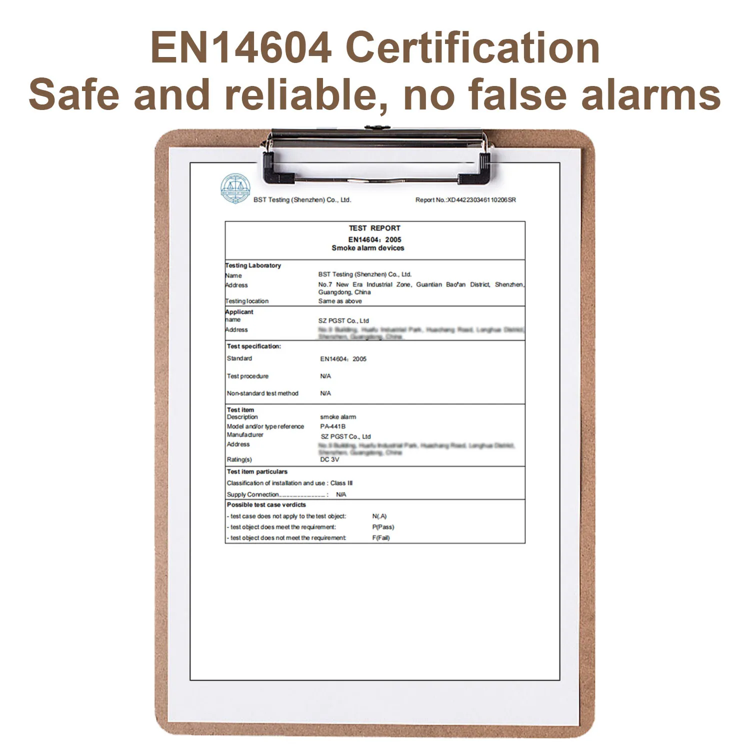 Independent Smoke Sensor Detector Fire Alarm System for Home Office Security Smoke Alarm Fire Protection - 2