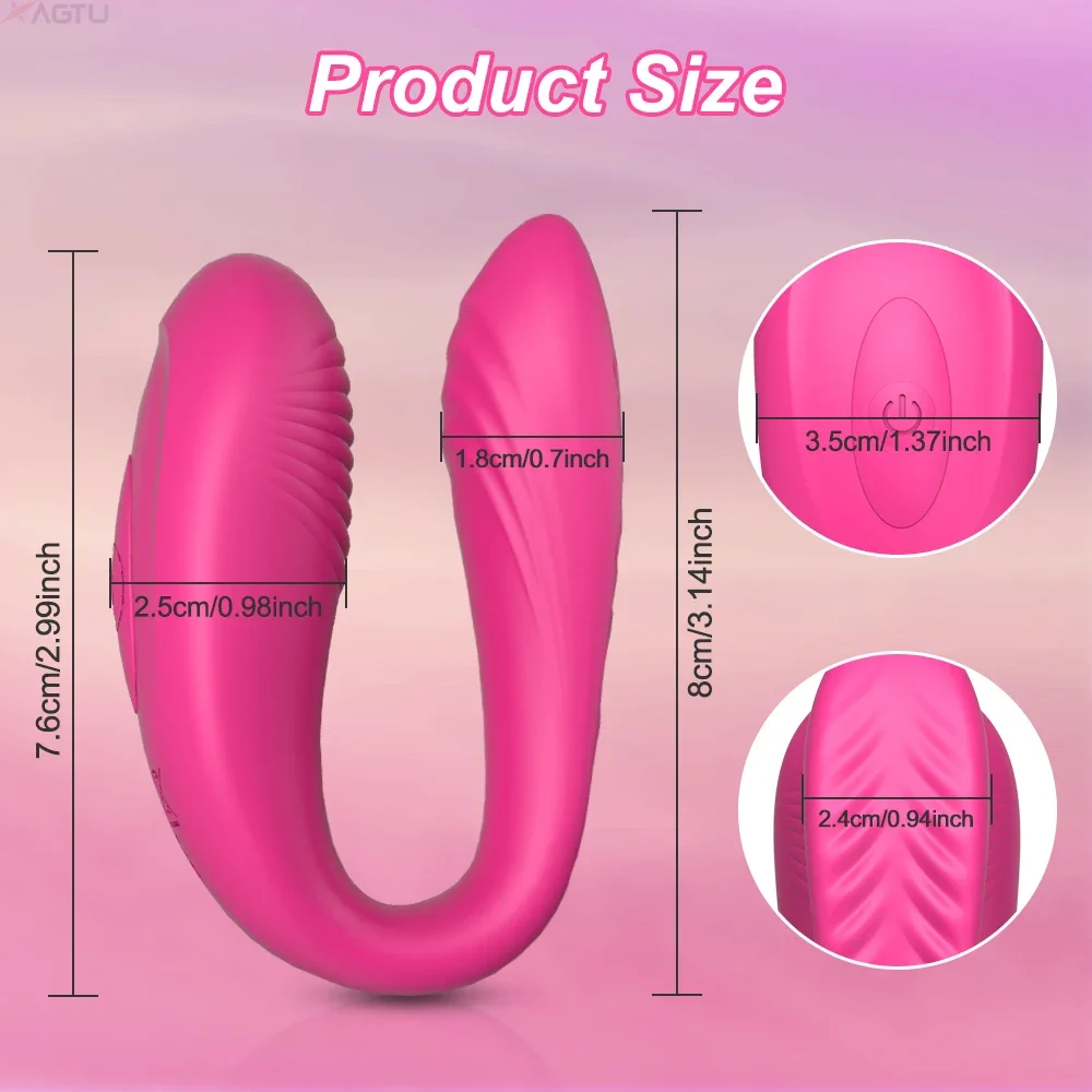 Female Sex Toys Remote Control Couple Vibrator for Women Clitoris Stimulate Female G-Spot Dual Wearable Vibrating Massage Adult Sex Toys