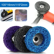 

16/22mm Poly Strip Disc Abrasive Wheel Paint Rust Remover Clean Grinding Wheels for Motorcycles Durable Angle Grinder Car