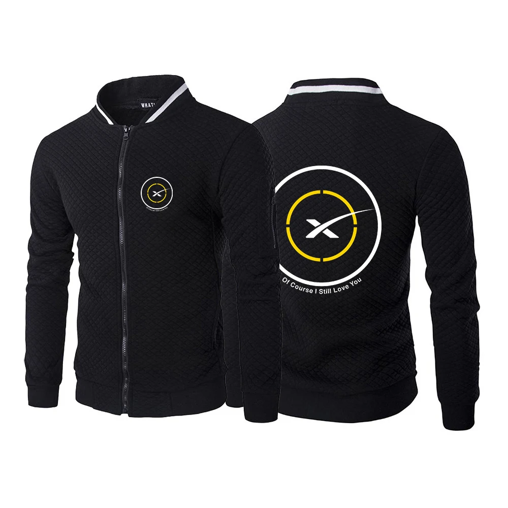 

SpaceX Space X Logo 2023 Men New Spring Autumn Round Neck Hoodied Fashionable Long Sleeve Zipper Cotton Hoody Casual Jacket Tops