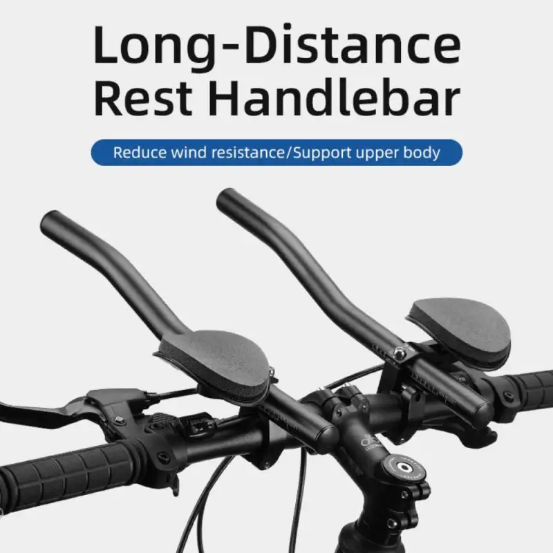 Rest Tt Manubrio Clip Su Aero Bar Manubrio Extension Triathlon Aerobars Tri Bar Mtb Bici Da Strada Ciclismo Resto Manubrio