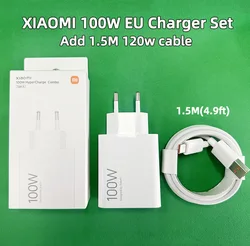 100W Original Hypercharge Fast Charger with 120W Adapter Cable - EU with 1.5m cable