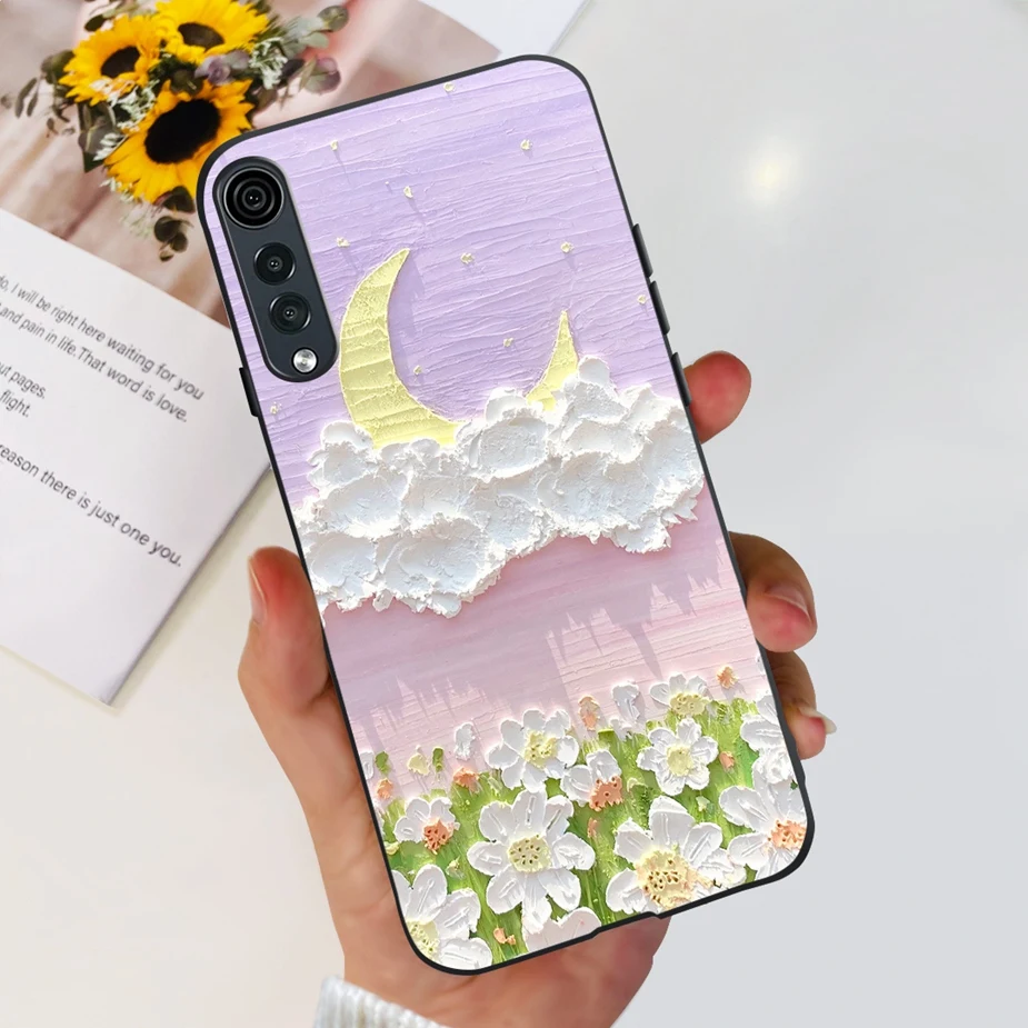 Stylish Painted Silicone Soft Phone Case - 6.8'' Bumper Cover, Compatible with LG Velvet 5G