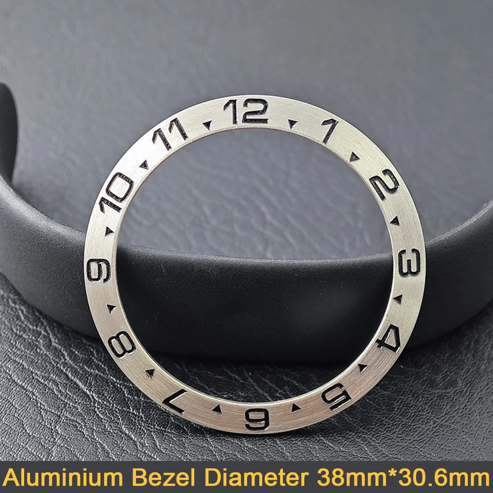 Men's Watch Replacement Bezel Insert with Tilted Ceramic and Carbon Fiber Texture