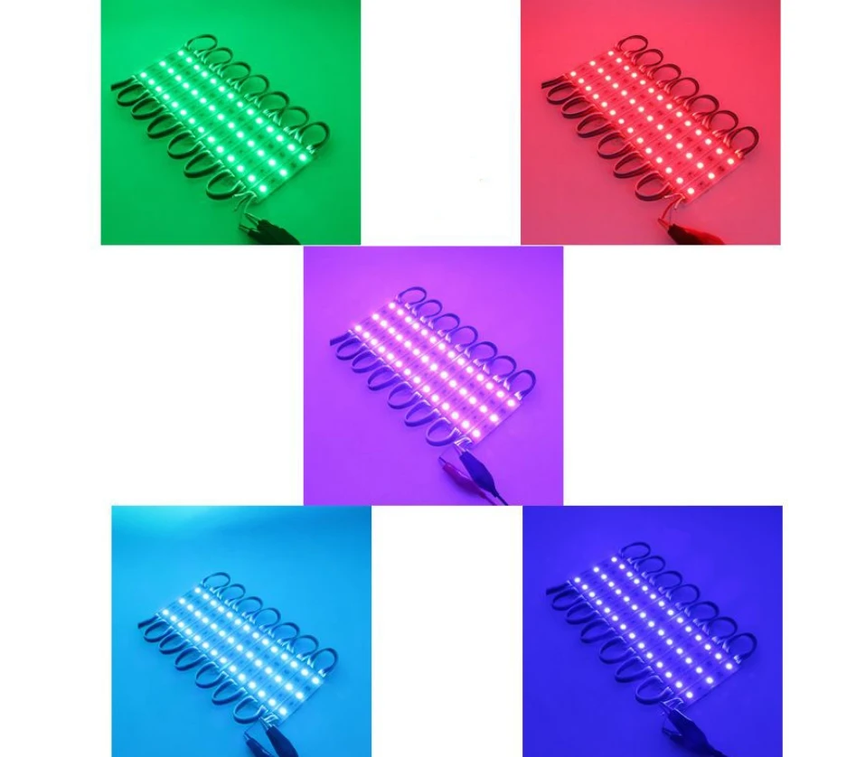 Description Picture 5 of itemLED Modules Light RGB 5050 SMD 3Led DC12V Waterproof Advertising Sign Lights Store Window Strip Lamp Module Lights