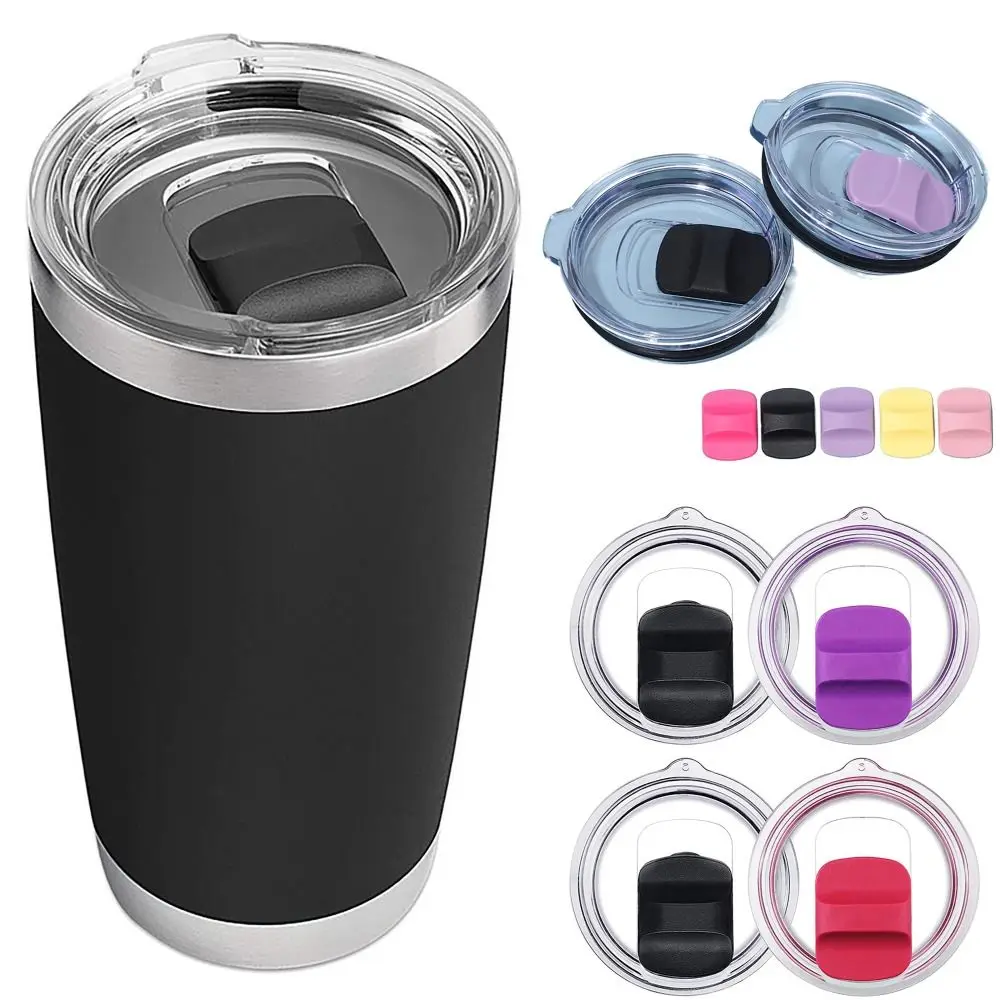 Cup Cover Cup Accessories Cup Lid Accessories Cup Lid Replacement Tumbler Cover Tumbler Accessories Set Bottle Cover Tumbler Lid Slider Switch Bottle Lid 20oz 30oz