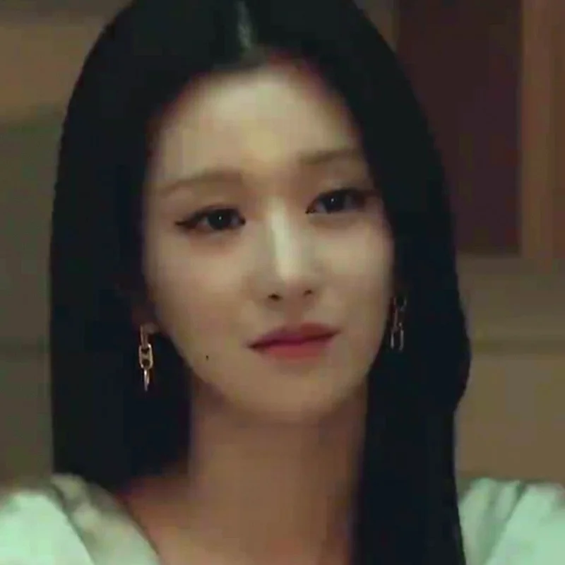 Korean Drama Eve Jewelry Dangle Earrings Women's Faion Ele Chain Design High-End Feelings Fre out New Trend