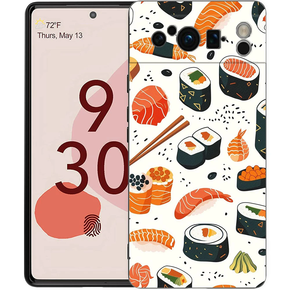 Cute Cartoon Sushi Soft TPU Phone Case Cover