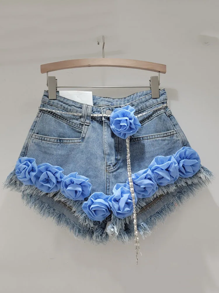 calcao-jeans-colorida-de-borla-floral-feminina-borda-crua-cintura-alta-corrente-solta-linha-a-perna-larga-calca-curta-verao-x847-2024