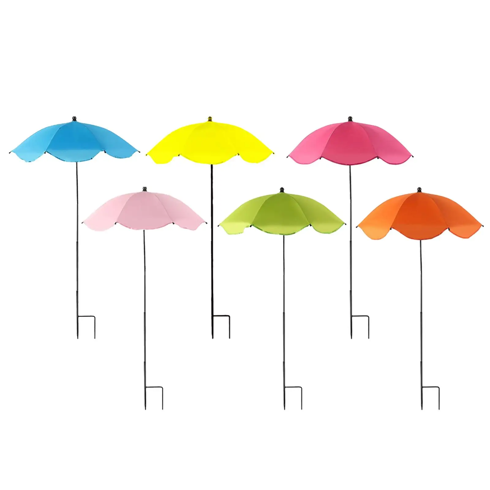 Plant Umbrella Weatherproof Provide Shade to Defend Plants from Blazing Sun Parasol Garden Umbrella Shade for Outdoor Plants