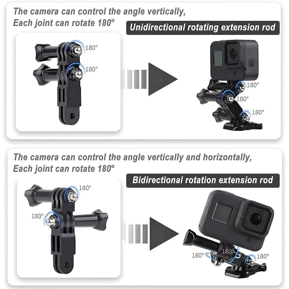 Curved Adhesive Mount For GoPro HERO 13/12/11/10/9/8/7/6/5/4/3/MAX/Session - Foto 6