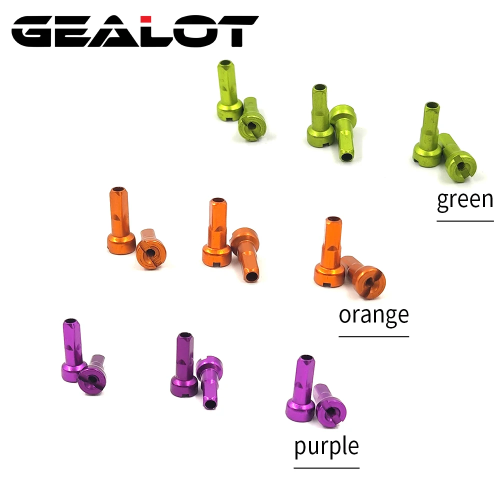 

Pillar MTB Road Bike MV Bicycle Nipples 14G 14mm 2.0mm Ultralight High Strength Orange Green Purple Wheel Parts Aluminum Alloy