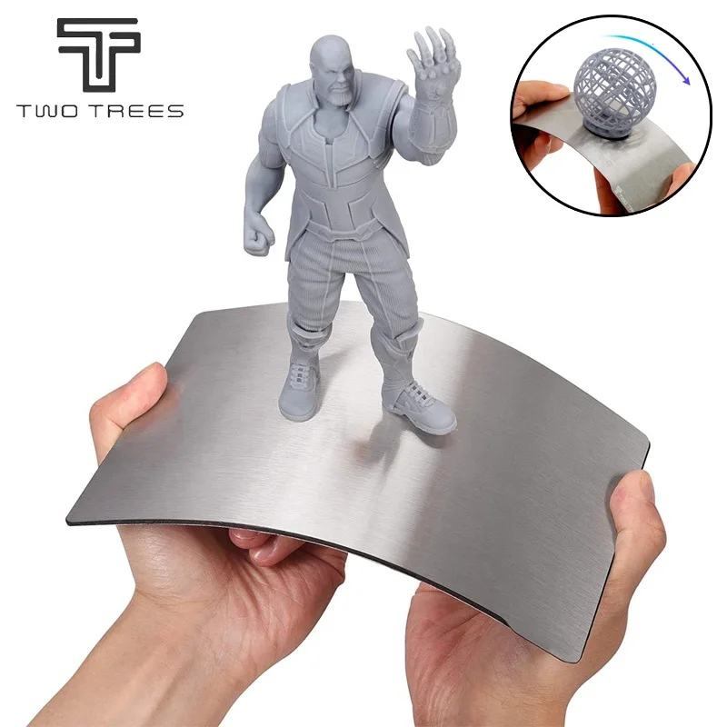 Twotrees-folha de Primavera de Aço Magnético Flex Etiqueta Quente Magnética Photon Mono x Resina Lcd uv Wanhao d7
