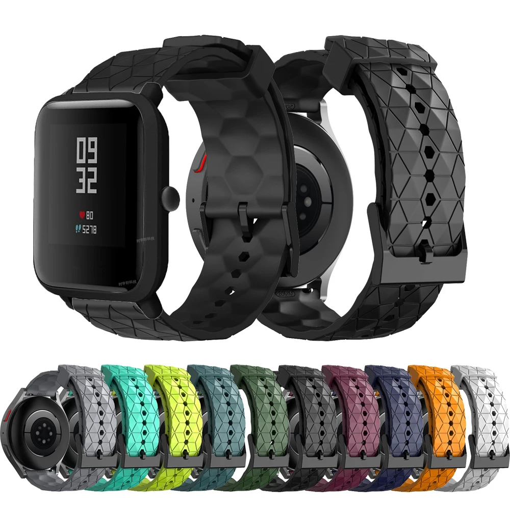Cinturino In Silicone Da 20Mm Per Huami Amazfit Gts 2 Mini Bracciale Per Xiaomi Amazfit Bip S/Bip Lite/Bip 2/Gtr 42Mm/Bip 1S /Gts 2 2E 3 4