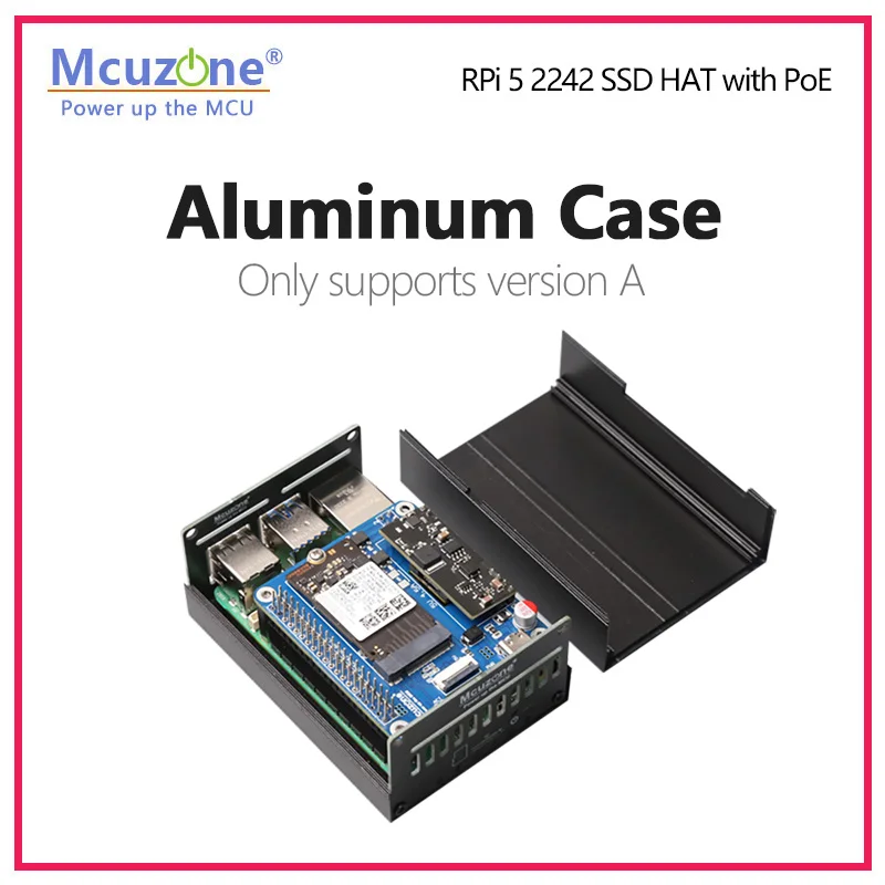 Hat Ethernet Poe Alimentado por Raspberry Pi5 Pcie para Ssd Nvme Suporte 2242 2230 Saída Poe até 5v4.5a Mps2242-poe - Imagem 5