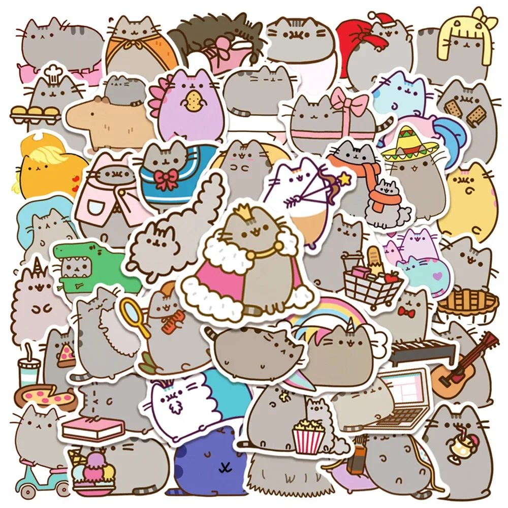 Pusheen Stickers Scrapbooking, Stickers Pusheen Animals