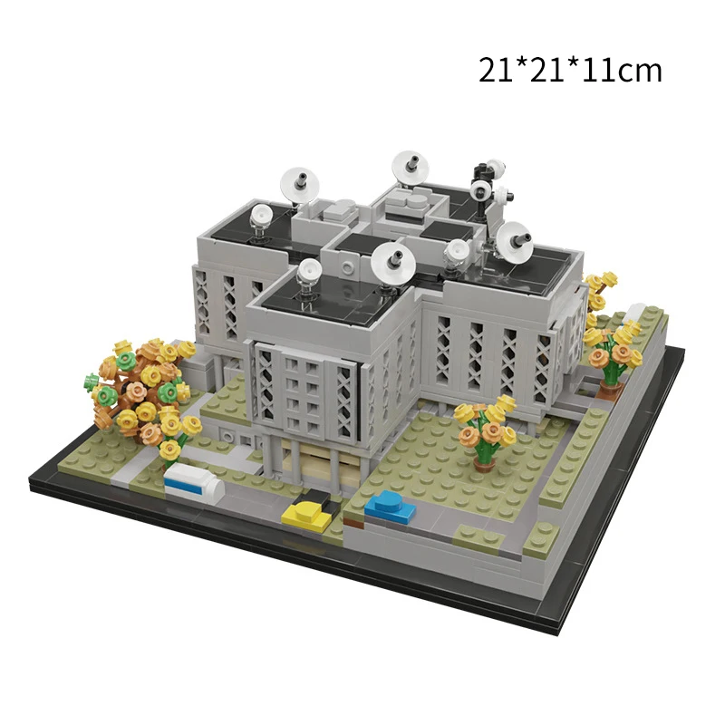 

MOC Creative Hawkinsed Experimental Laboratory Building Blocks National House For Strangers Bricks Things Toys For Children Gift