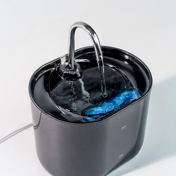 Cats Water Fountain Automatic Filter Cats Fountain With Stainless Steel Faucet Silent Water Pump Pet Cats Dog Water Dispenser 2