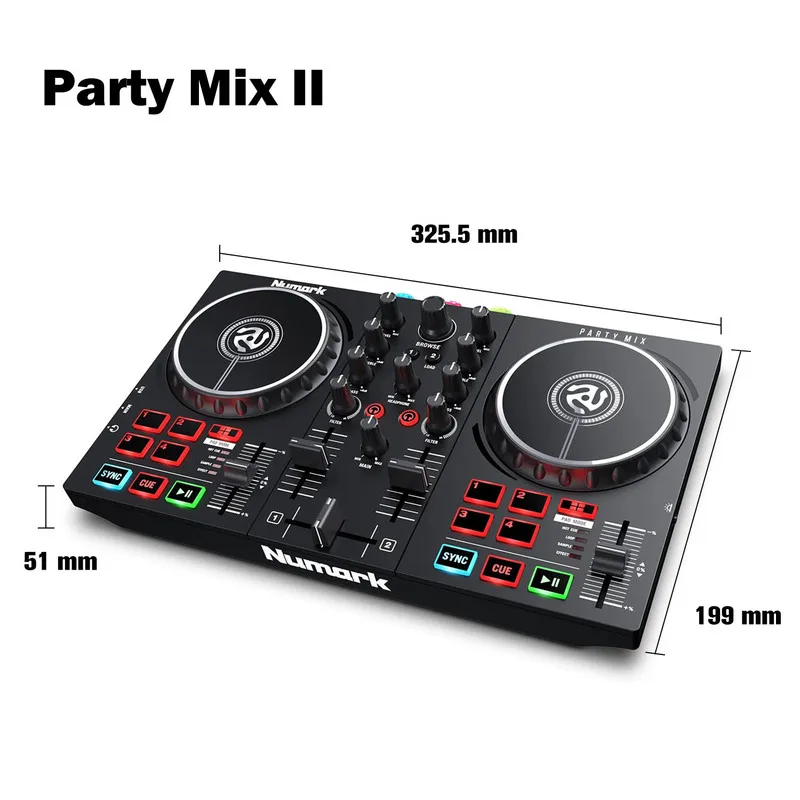 Make for Partymix Novice DJ Controller Serato Vdj Disk