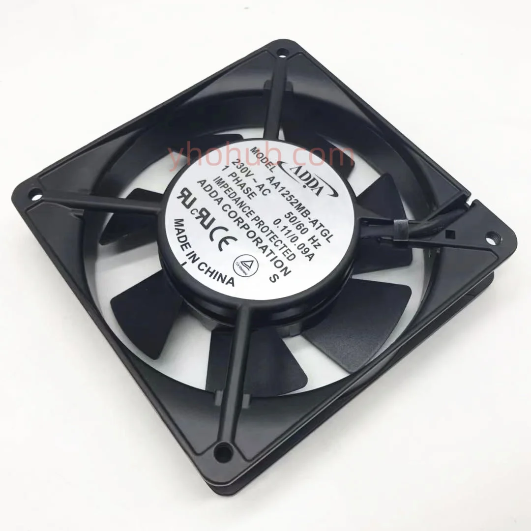 Adda Aa1252mb-atgl ac 230v 0.11a 120x120x25 mm Ventilador de Refrigeração do Servidor