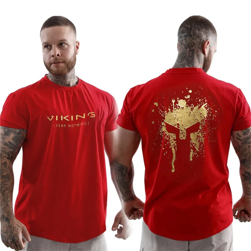 

Summer Men's Casual T-Shirt Gym Fitness Outdoor Running Short Sleeve T-Shirt Fashion O Neck Warrior Gym Oversized Mens Clothing