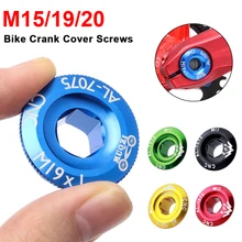 

New MTB Bike M15 M18 M19 M20 Cranks Screw CNC 7075 Aluminum Alloy Crankset Cover Cycling Parts For Shimano Crank Bolt Cap Tools