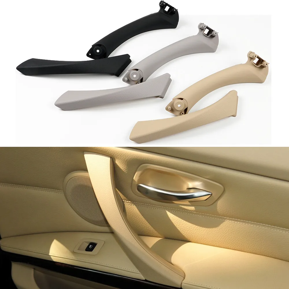 Car Interior Door Handles Part Inner Doors Panel Handle Bar Pull Trim Cover For BMW 3Series E90