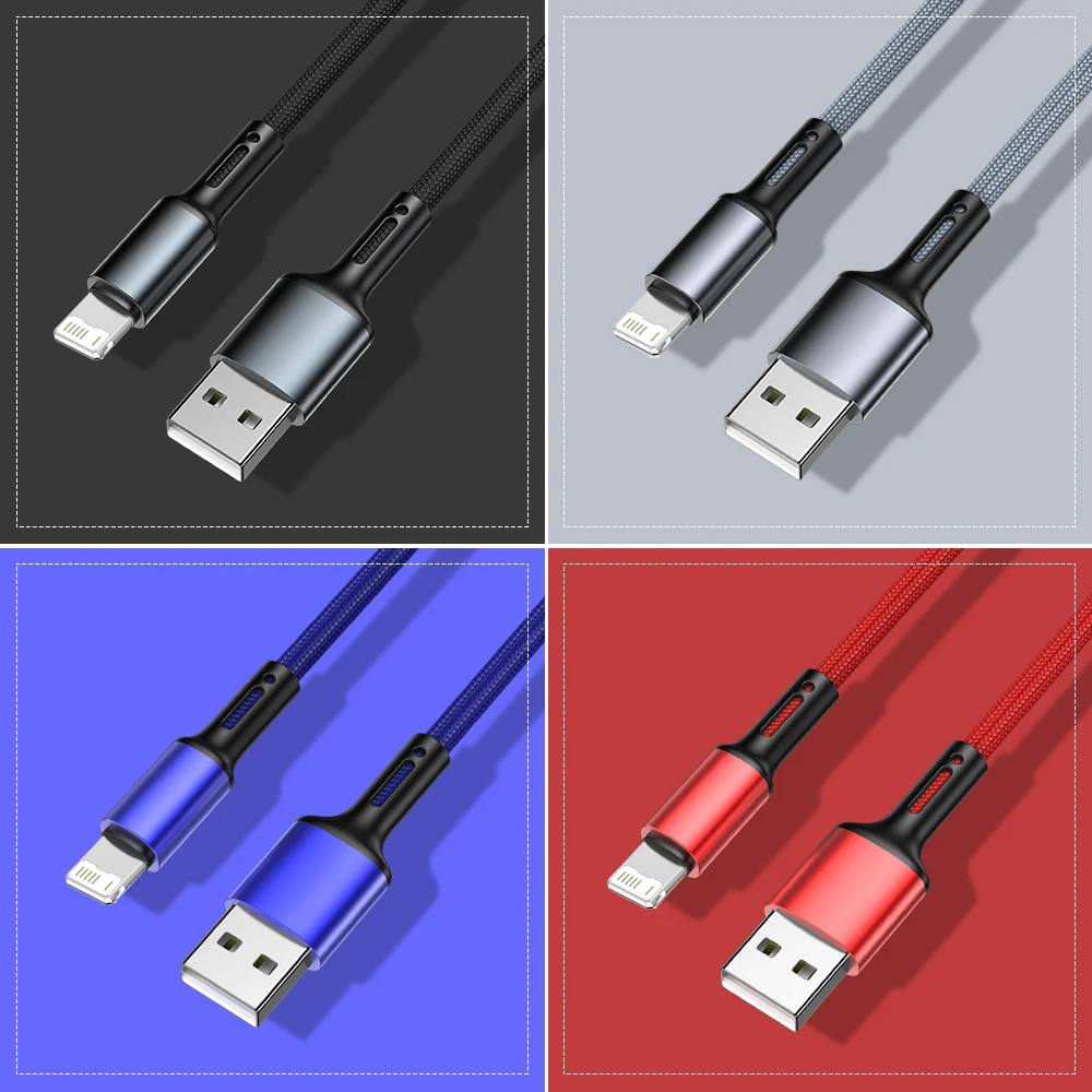 Universal USB-A to Lightning Charging Cable - Multiple Lengths Available