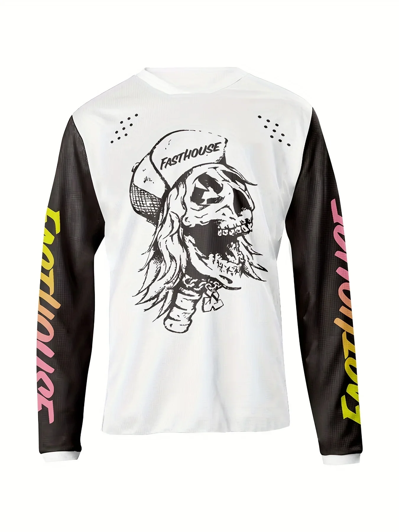 thumbnail image 1 of Maillot de ciclismo de manga larga para hombre, para deportes de montaña, ciclismo, carreras, todoterreno, MOTO, 1 of 5