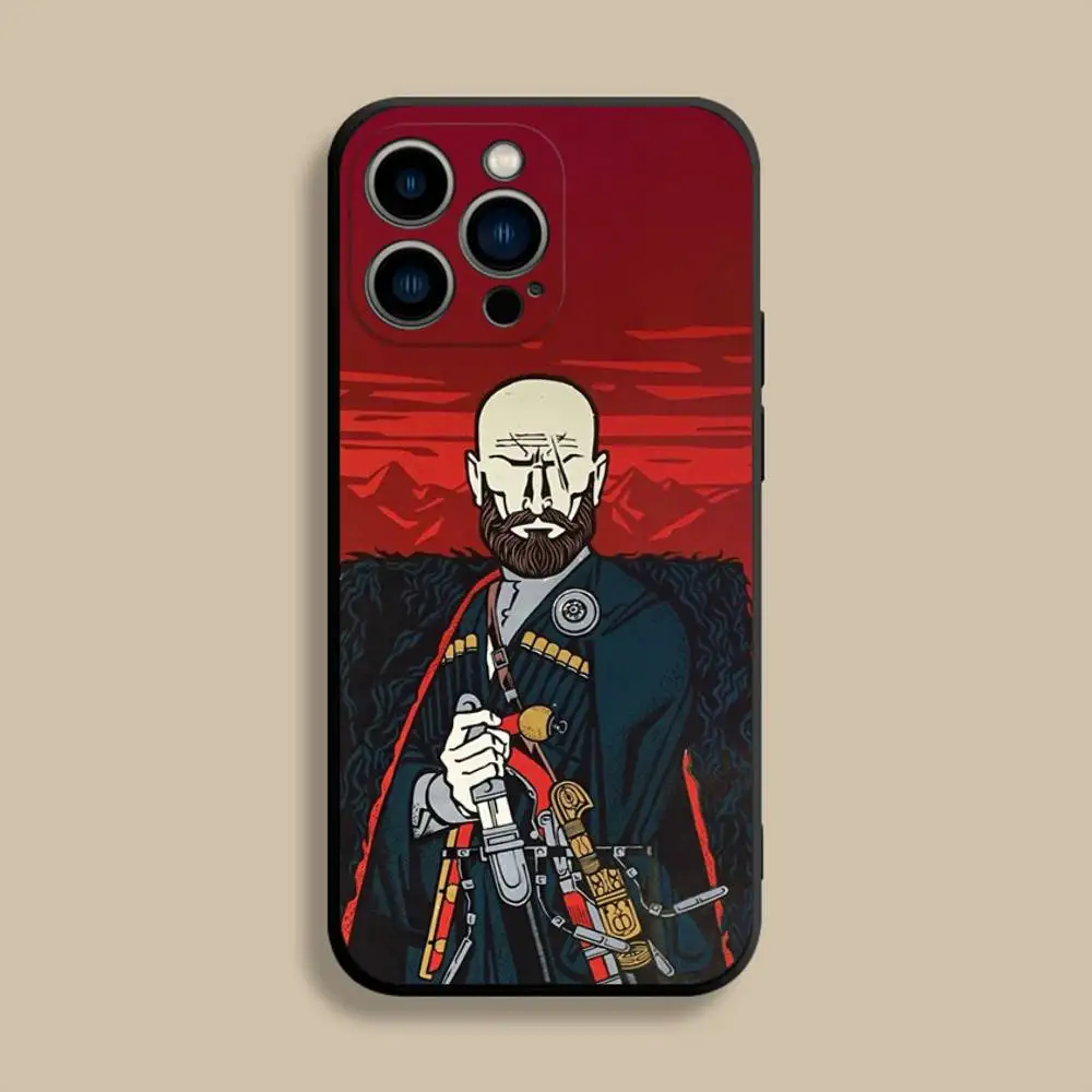 Chechen Coat Of Arms Phone Case For iPhone 17,16,15,14,13,12,Pro,Max,Plus,E,SE4,Air,Mini Black Soft Cover