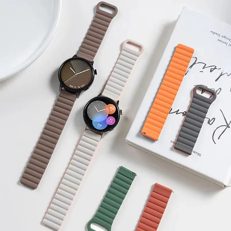 Magnetic Silicone Strap Bracelet - Premium Universal Fit