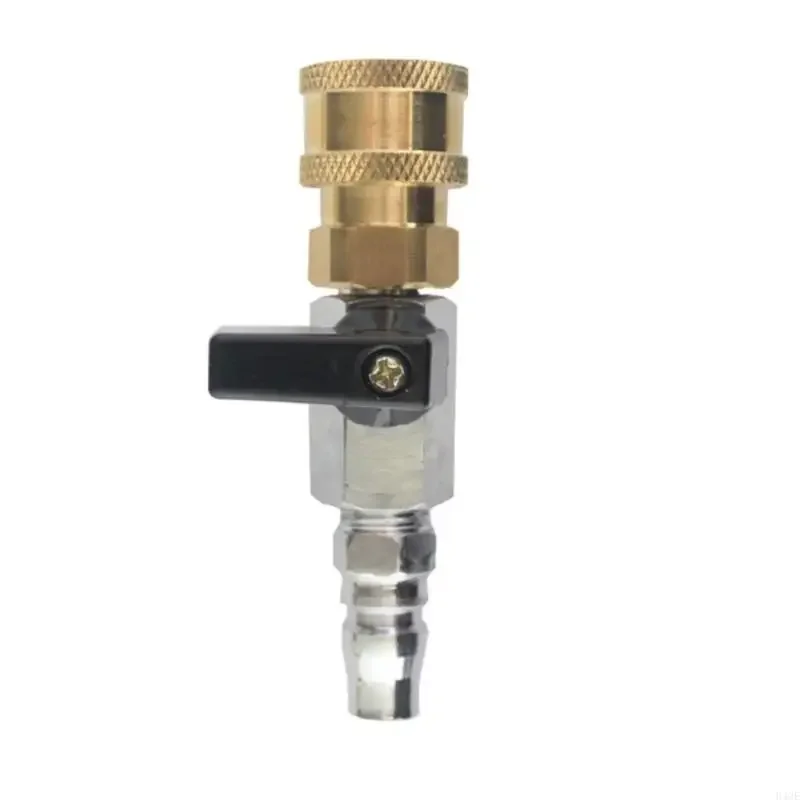X7XD Sturdy Staonless Steel Brass 1/4 Inch Compress Air Valves With Quick Coupling Accessory for Air Supply Controlled