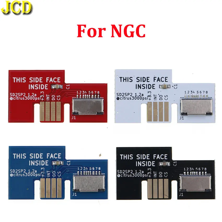 Jcd 1 Pz Per Ngc Game Cube Sd2Sp2 Sd Load Sdl Micro Sd Card Adapter Tf Card Reader Repair Sostituzione