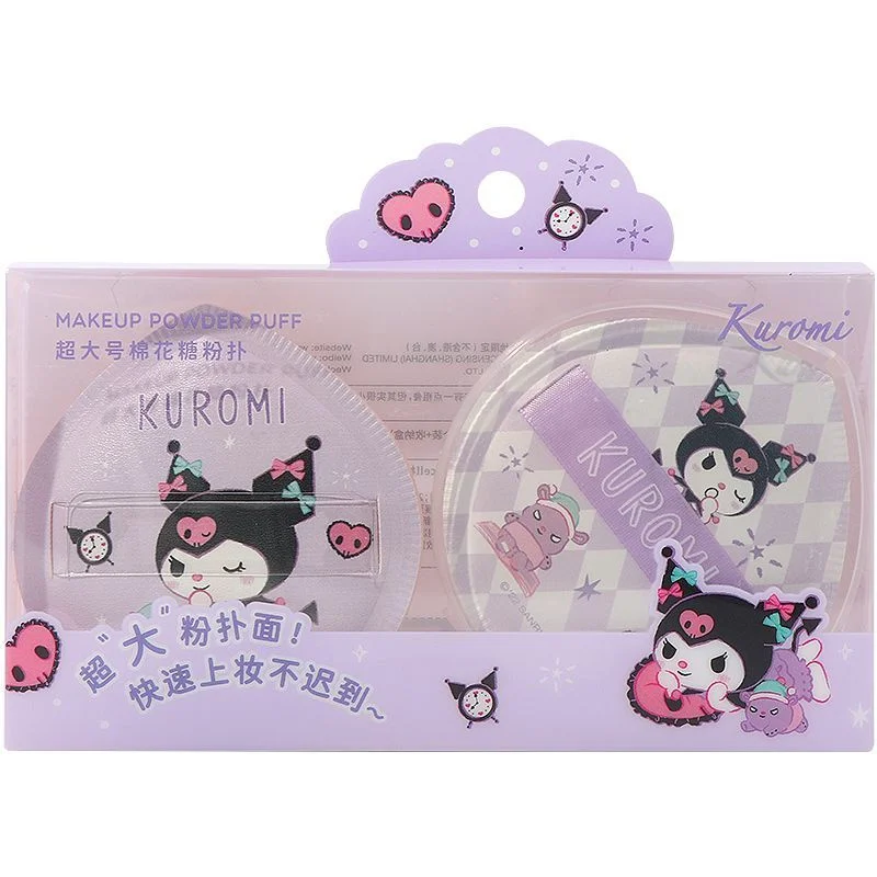 

Cartoon Minisos Sanrioed Anime My Melody Kuromi Air Cushion Powder Puff Ins Girl Heart Kawaii Beauty Makeup Tool Festival Gifts