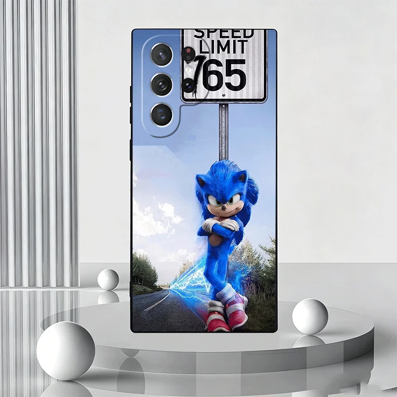 Super S-Sonics Cartoon Customized Phone Case with Edge Pattern