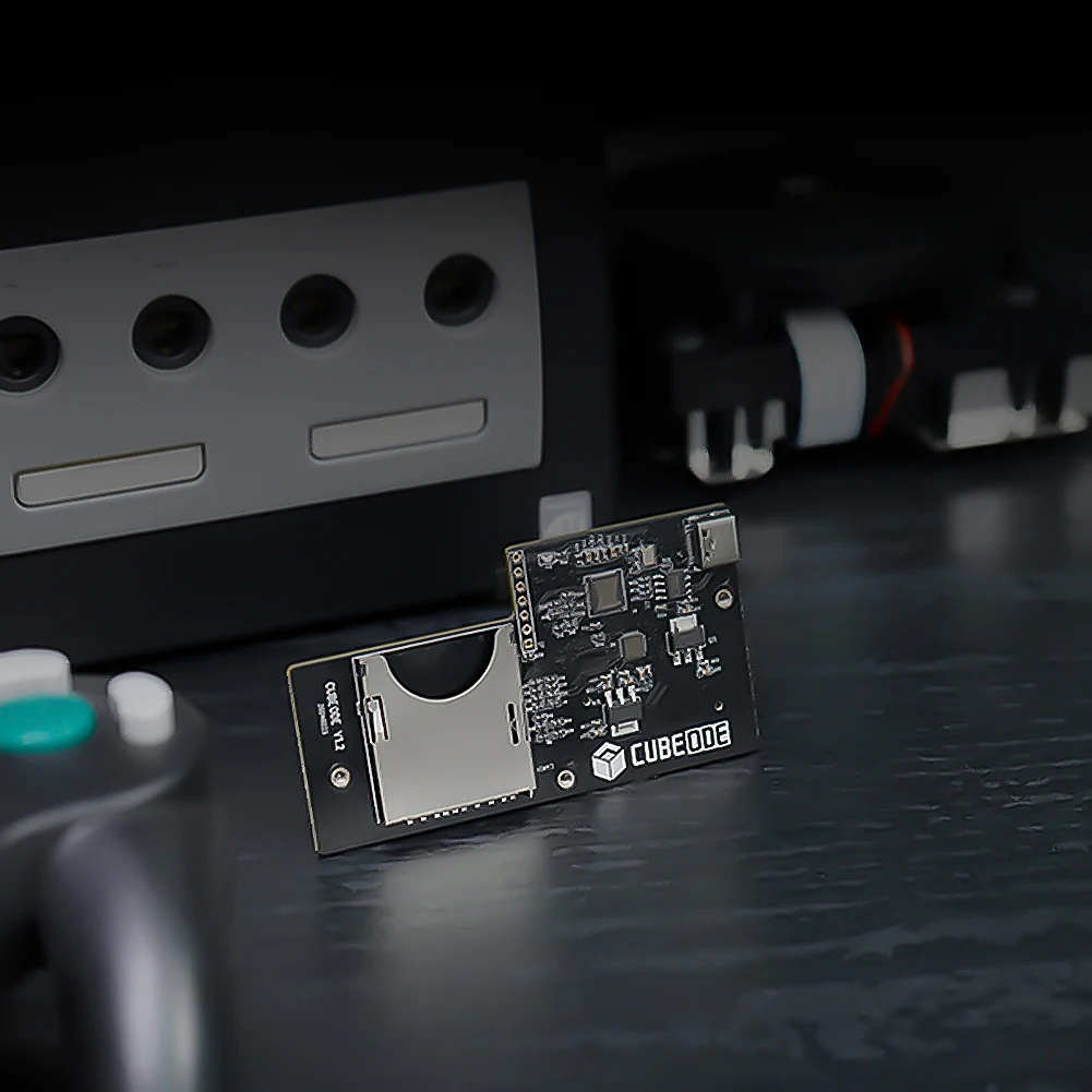 CUBEODE V1.2 Optical Drive Emulator Upgraded Replace Original DVD Drive Optical Drive Emulator for NGC GameCube DOL-001&DOL-101