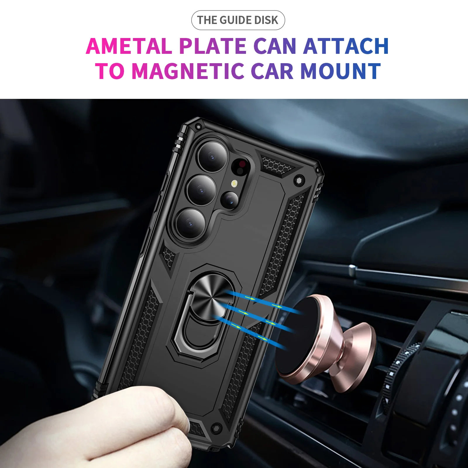 Ultimate Shockproof Stand Case with Car-Mounted Bracket and Holder