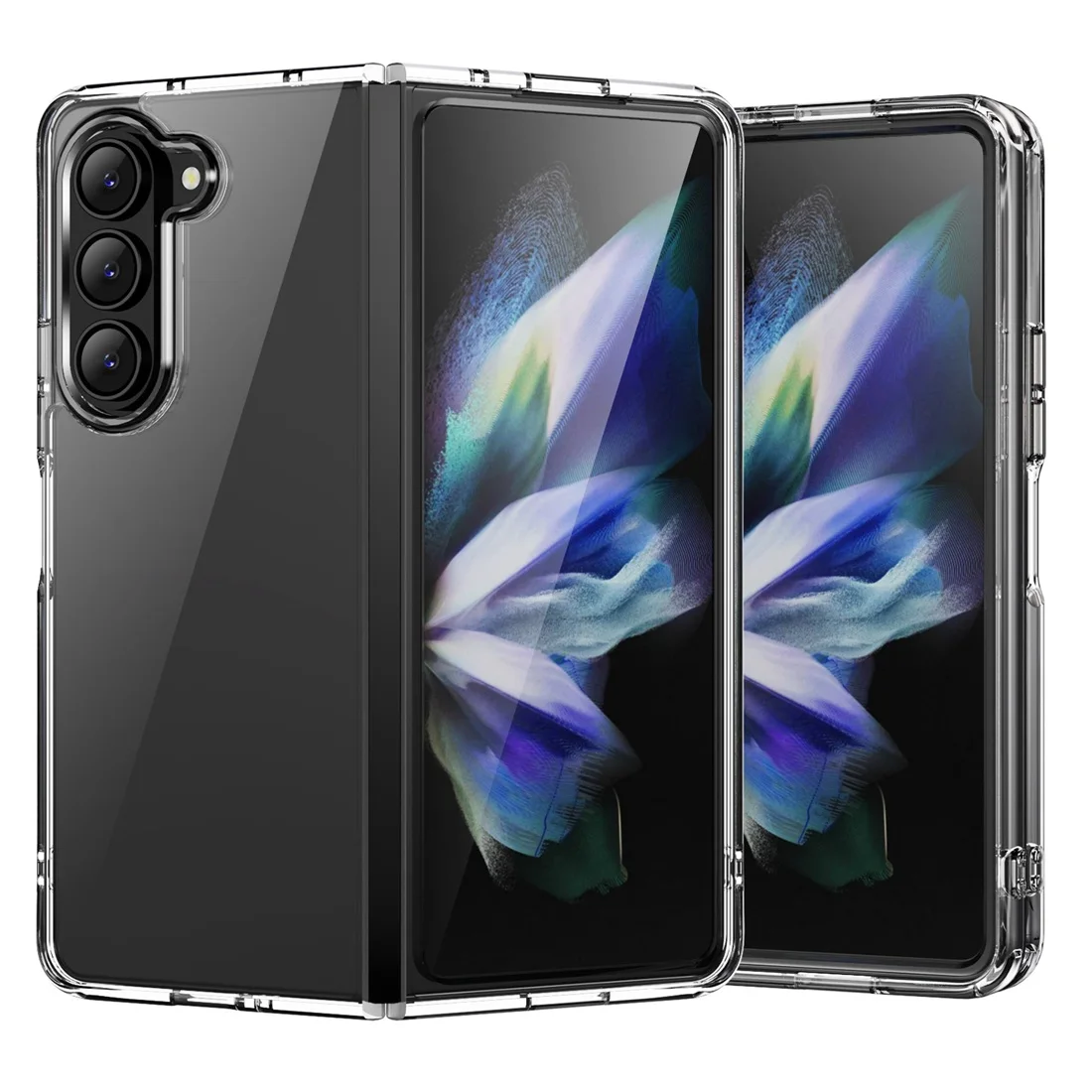 Galaxy Z Fold5 Cover, Custodia Trasparente Antiurto Per Samsung Galaxy Z Fold 5 5G