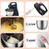 Stand Mixer Professional Kitchen Aid Chef Machine 250W Food Blender Cream Whisk Cake Dough Mixers With 3L Bowl Charm Sonifer 2