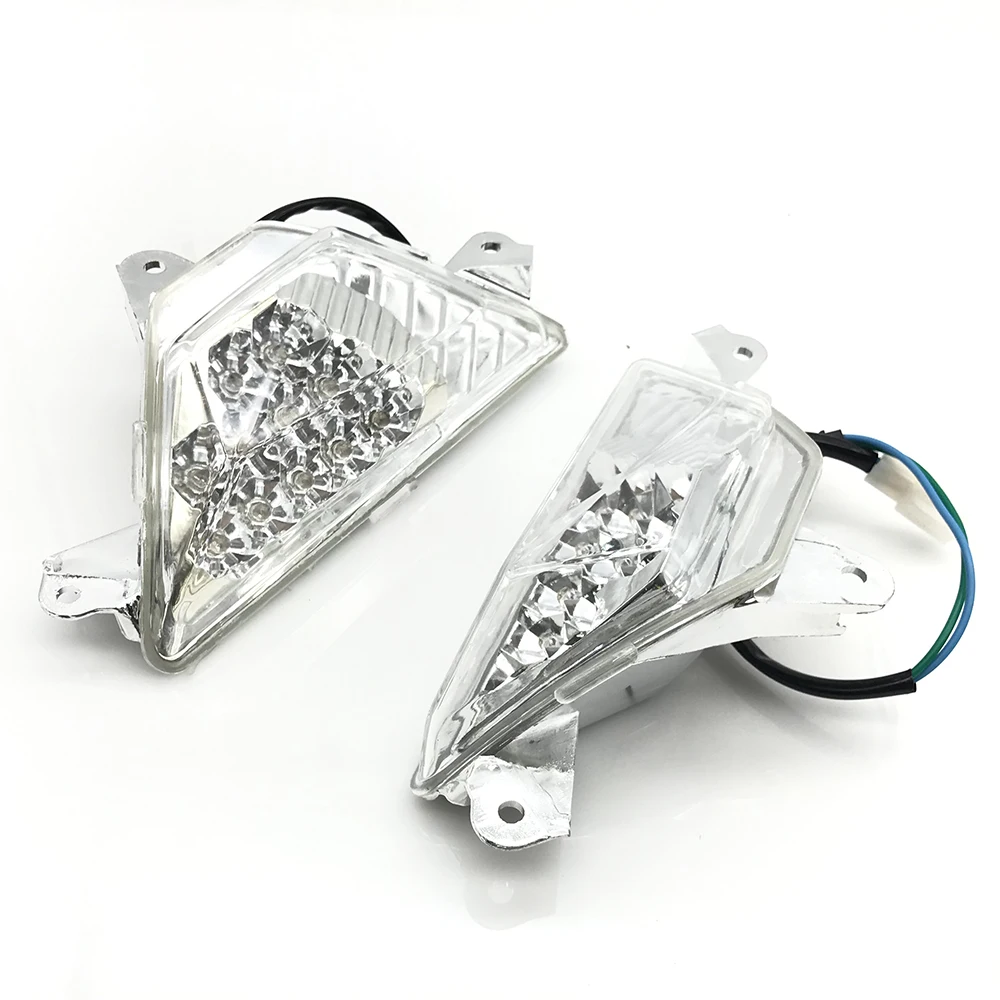 

Передний светодиодный указатель поворота для мотоцикла, лампа-индикатор, аксессуары для KAWASAKI Ninja 250 300 400 650 1000 Z1000SX ZX6R