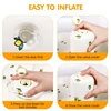 Inflatable Baby Sofa for Babies 3 Months & Up,Children Inflatable Sofa,Baby Seats for Infants, Blow Up with Built in Air Pump 5