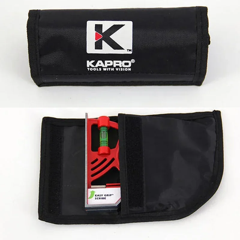 Kapro 마그네틱 잠금 결합 사각형 스테인레스 스틸 금속 사각형 마킹 오른쪽 눈금자, 목수 목공용, 30cm